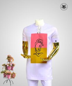 African dansiki set with matching pant